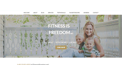 Desktop Screenshot of fitnessisfreedom.net